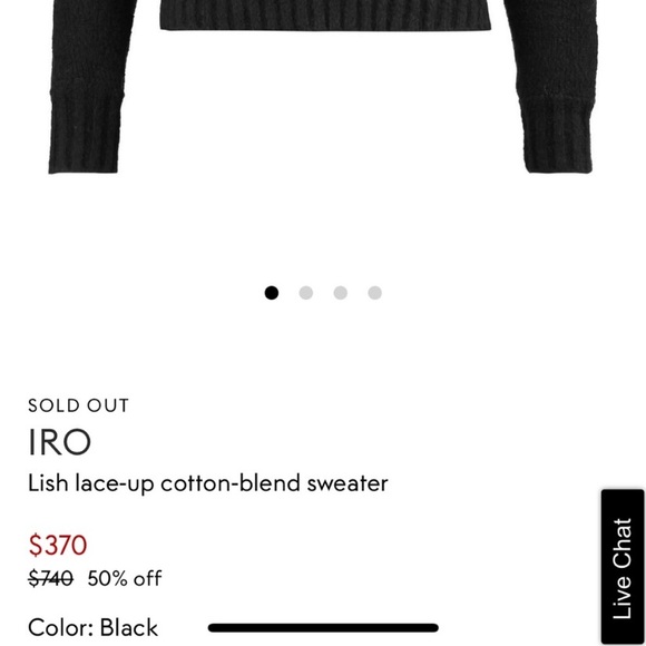 IRO Lace up sweater - Picture 3 of 7